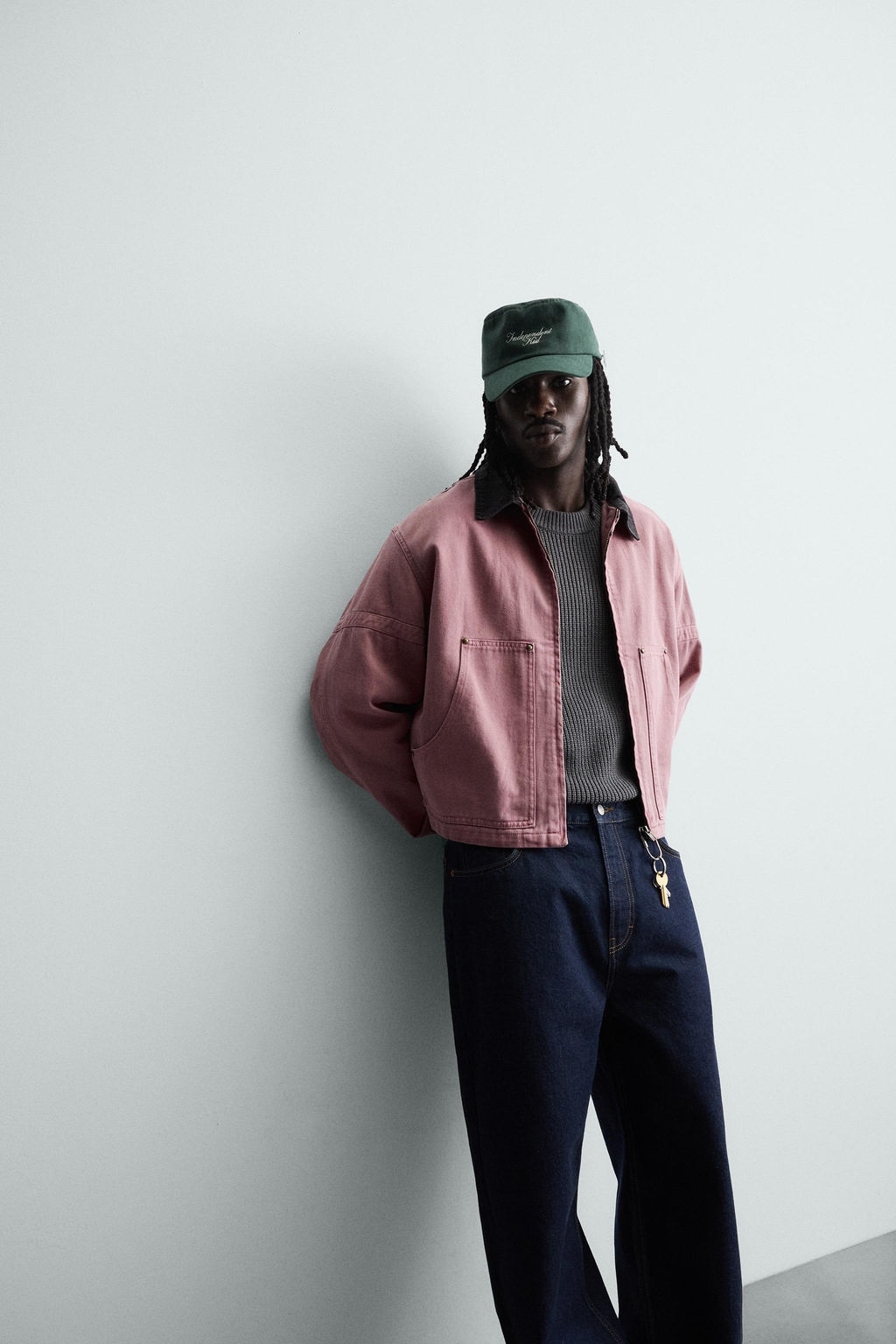 CONTRAST COLLAR JACKET - Zara фото 4