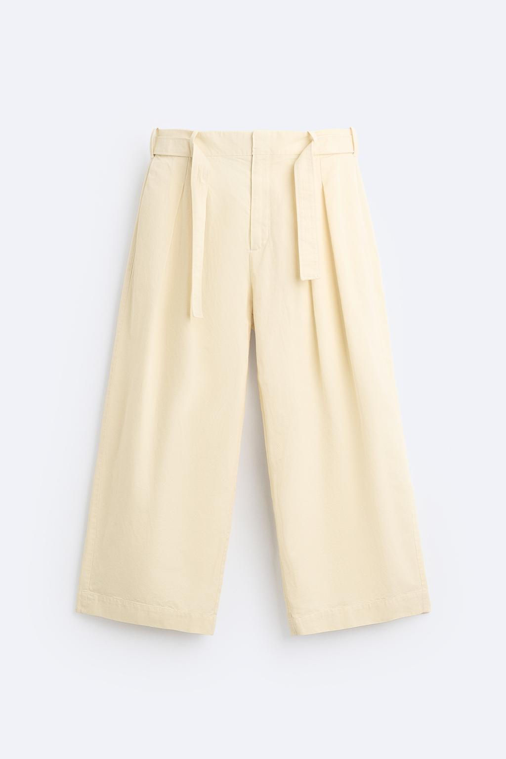 LIMITED EDITION TROUSERS WITH BELT - Zara фото 8