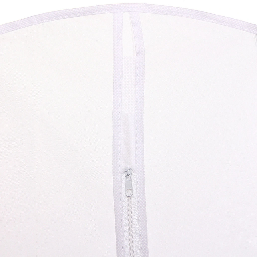 Цена за 3 шт. Чехол для одежды "ИДЕЯДОМА", цвет белый / прозрачный, 60*100см (пакет)