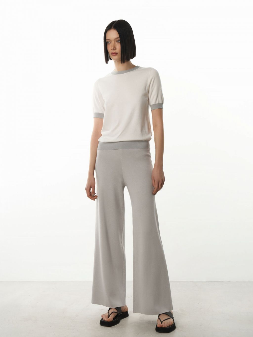 Conso/KTR 230727 - light grey Брюки женские  фото 2