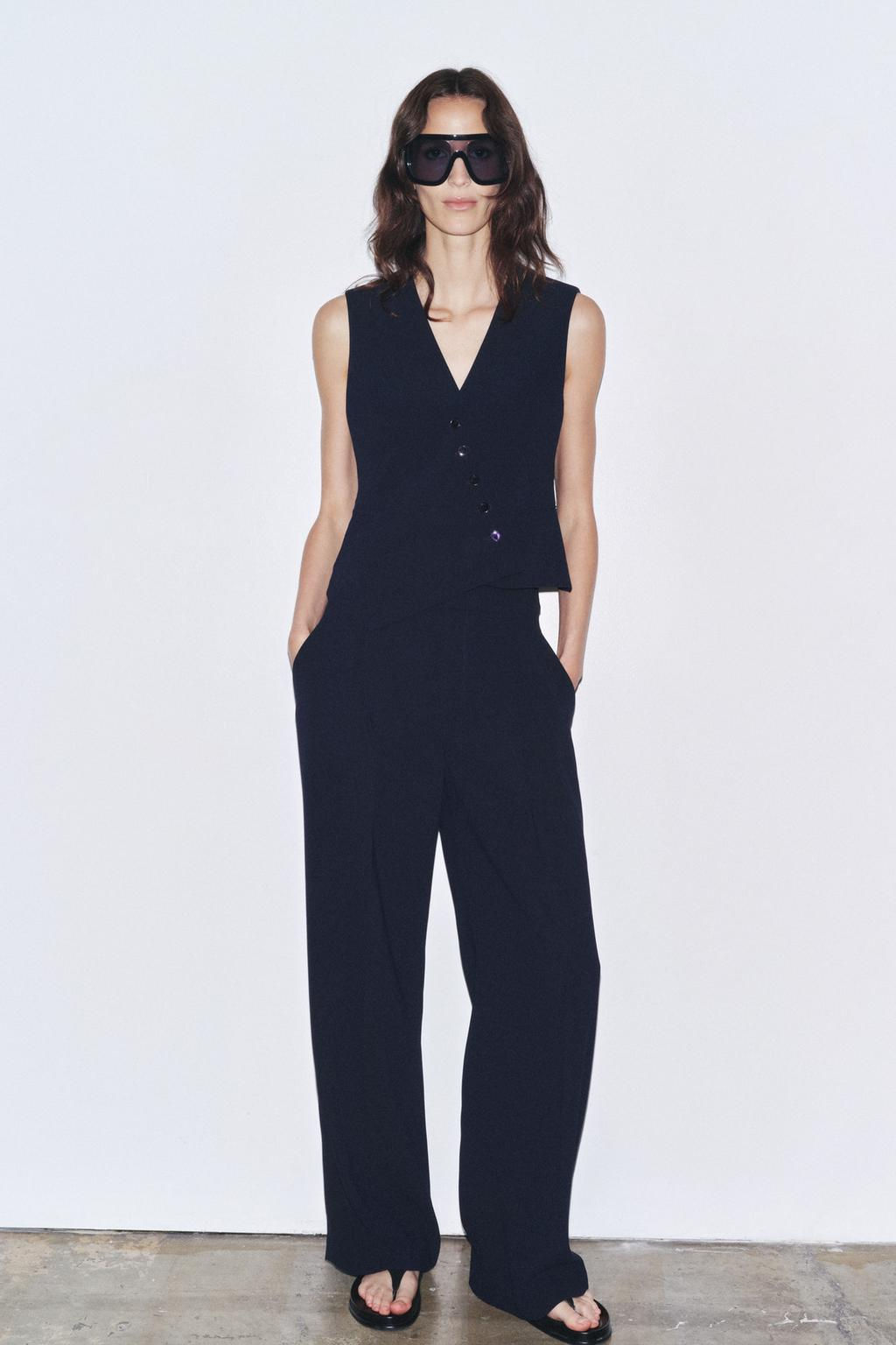 ZW COLLECTION ASYMMETRIC WAISTCOAT - Zara фото 14