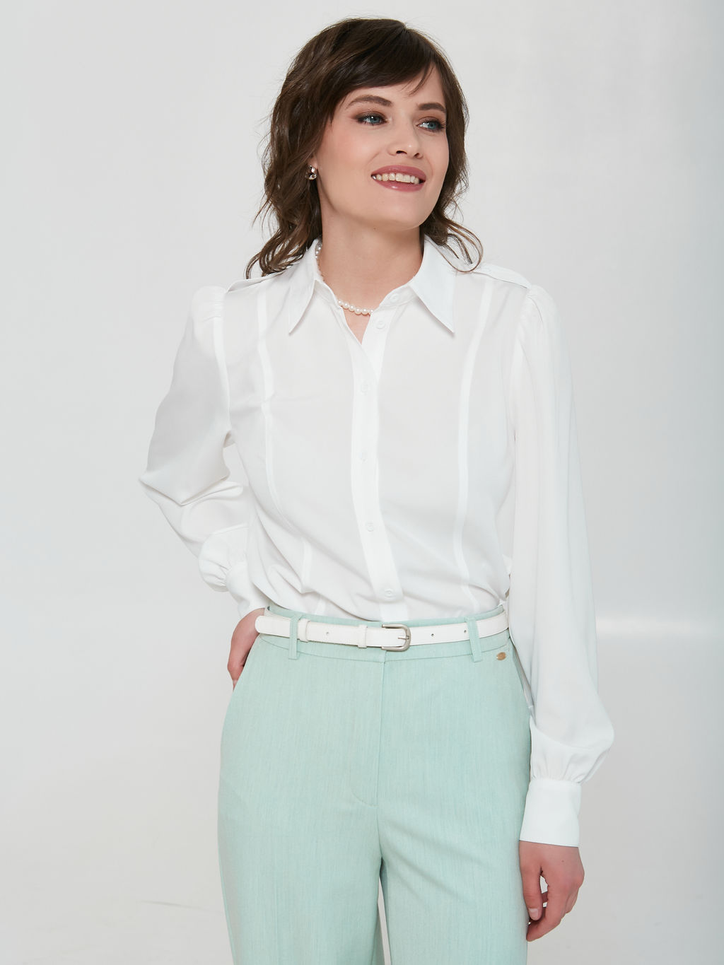 Блузка полуприлегающего силуэта - Priz фото 2