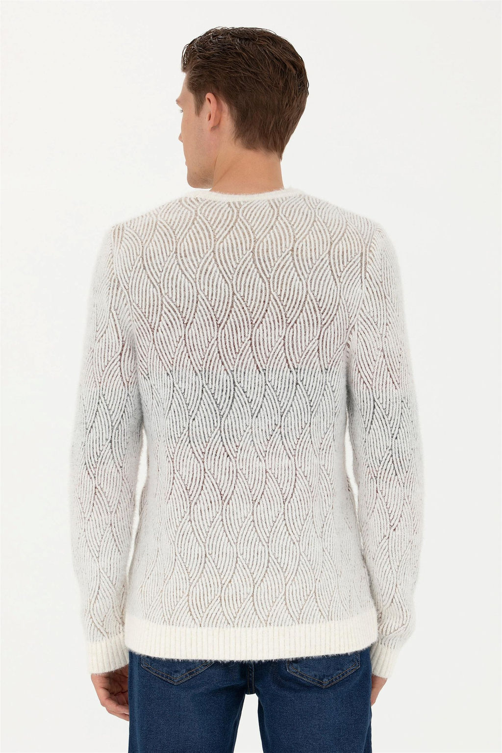 Мужской кремовый свитер - U.s. polo assn фото 5