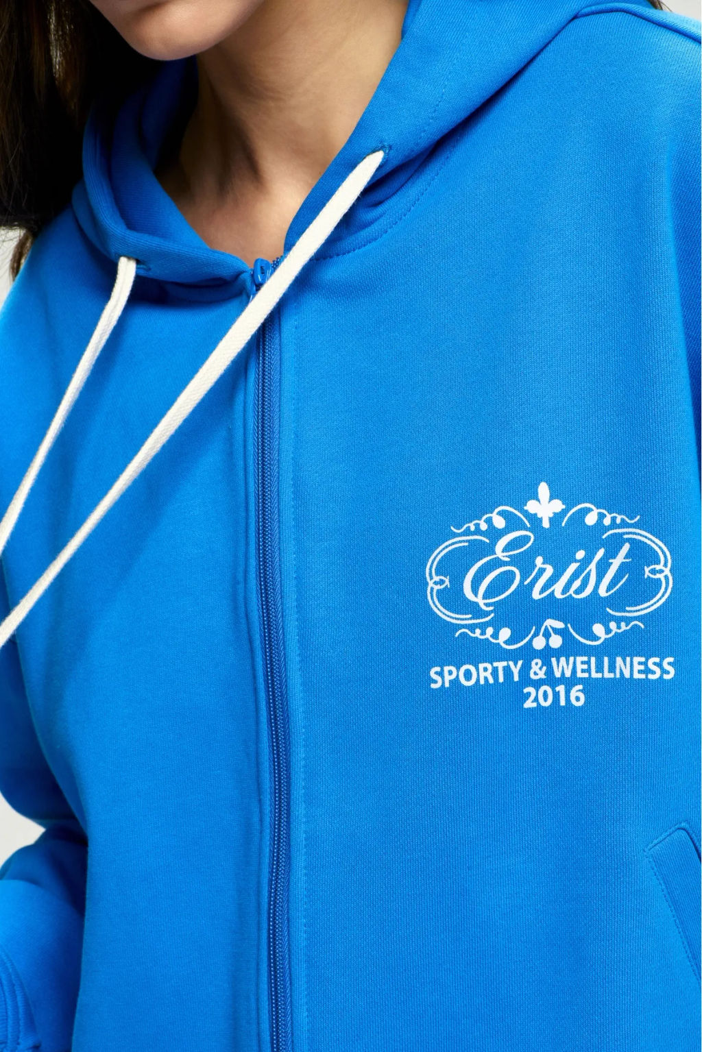 Худи ZIP Wellness Electric Blue - Erist store фото 4