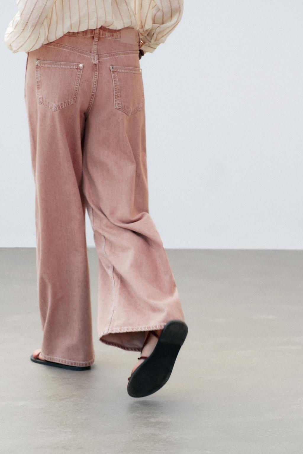 Z1975 WIDE-LEG MID-RISE JEANS - Zara фото 4