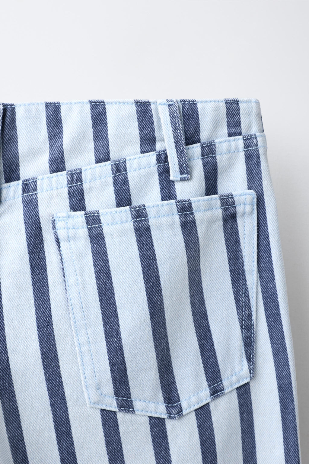 JEANS WIDE LEG TRABILLAS / rayas - Zara фото 4