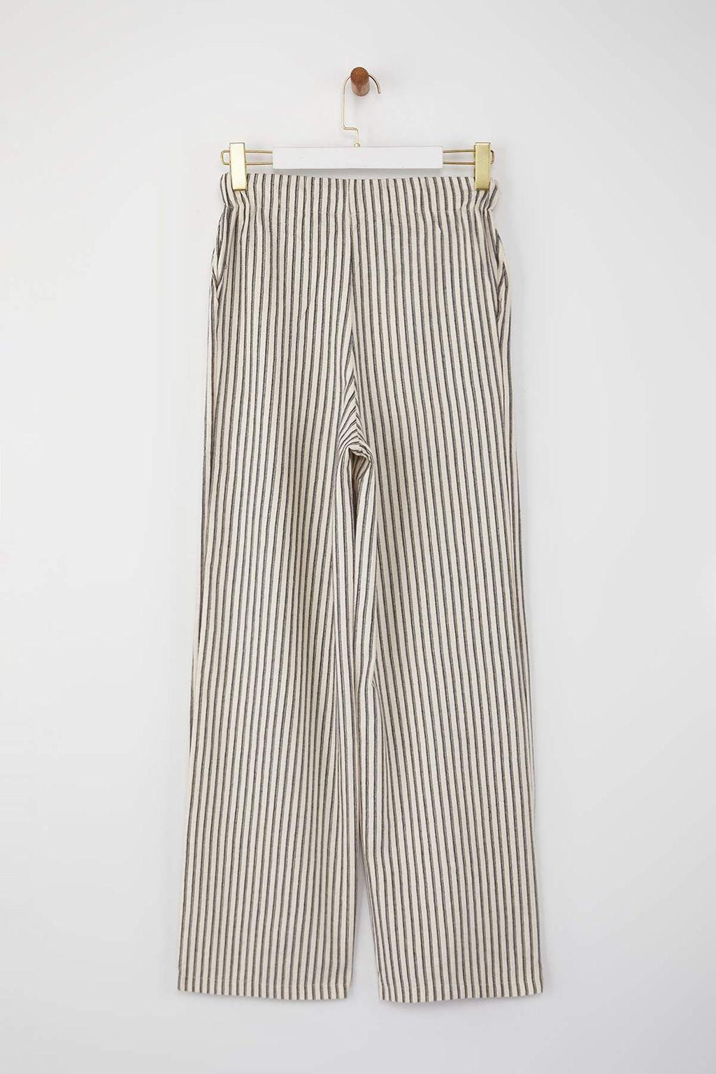 Cok Renkli Cizgili Beli Lastikli Pantolon TWOSS25PL00134