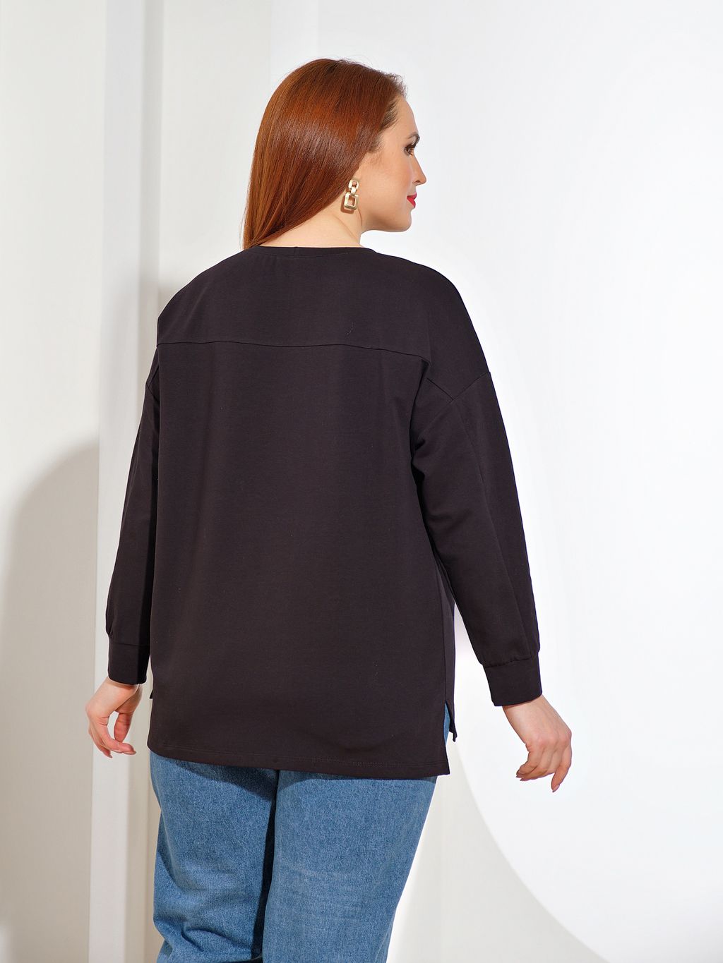 Джемпер 0245-1 черный