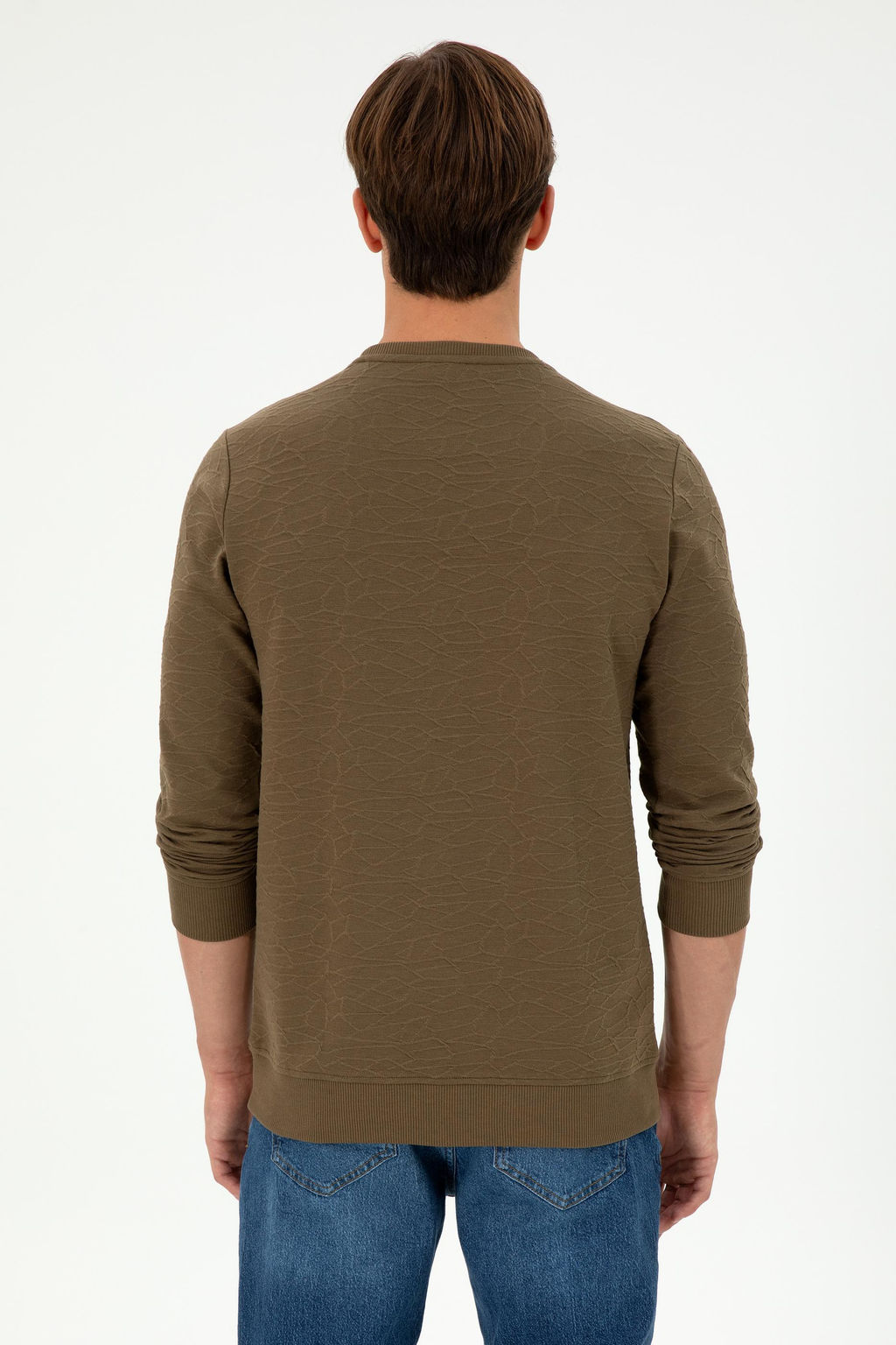 Мужской свитшот цвета хаки Неожиданная скидка в корзине - U.s. polo assn фото 5