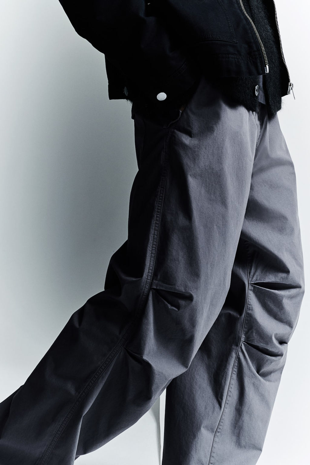 Pantalon parachute Loose Fit - H&m фото 3