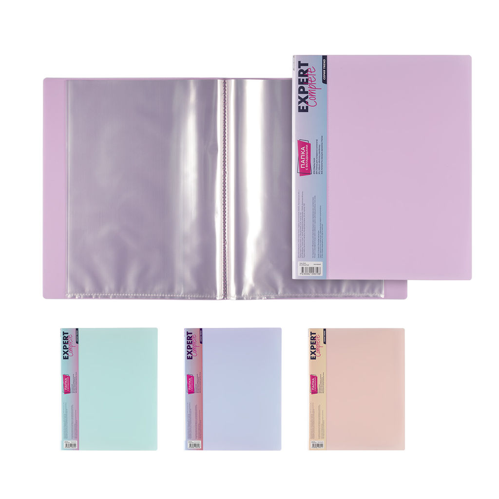 Expert Complete Trend Pastel Pastel Папка с вкладышами 40 л A4 600 мкм 20 мм диагональ 6 шт. персиковый EC27041340