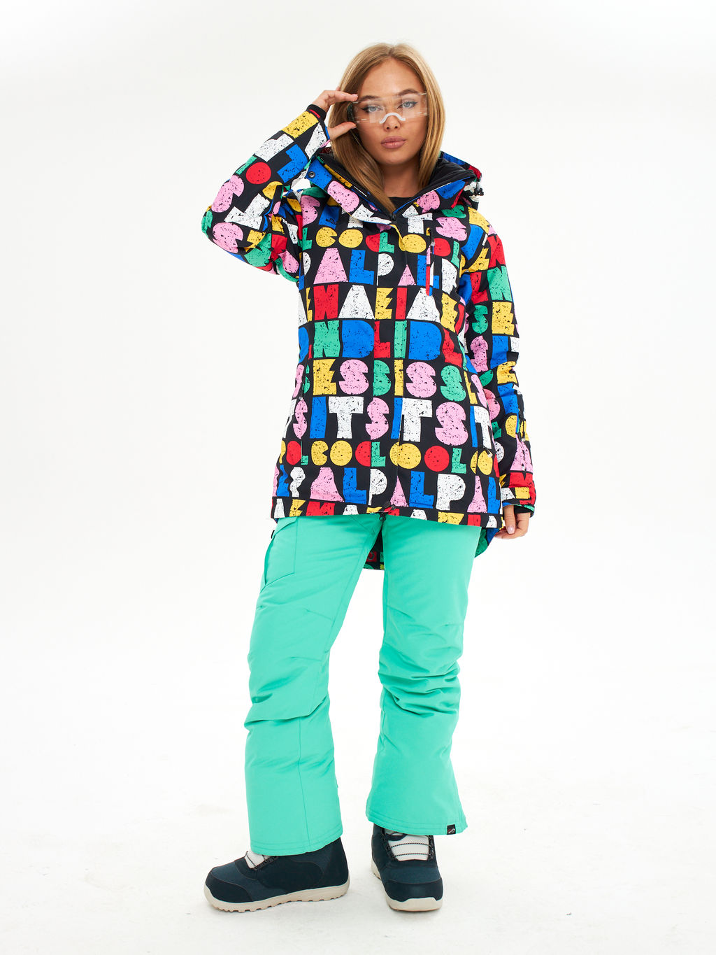 Женская горнолыжная сноубордическая куртка Alpha Endless Ultra Chaleur SNB 423/316_7 Разноцветный  фото 32
