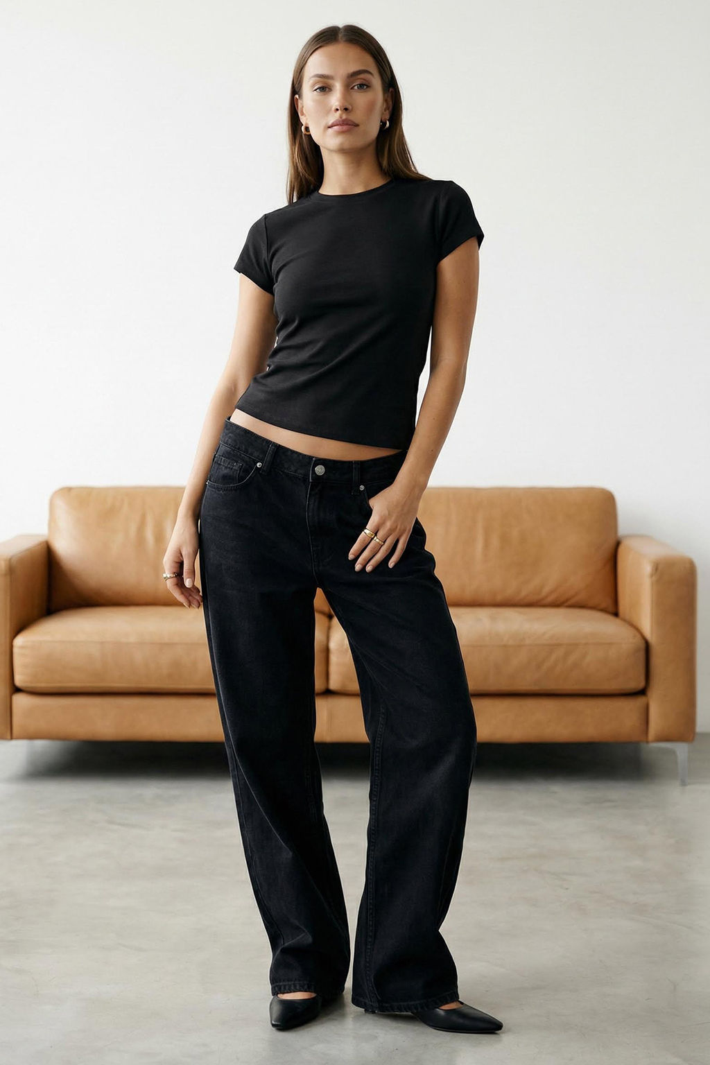 Trendyolmilla Siyah Yumusak Bambu Icerikli Vucudu Saran Bisiklet Yaka Esnek Orme Bluz TWOSS25BZ00530  фото 8