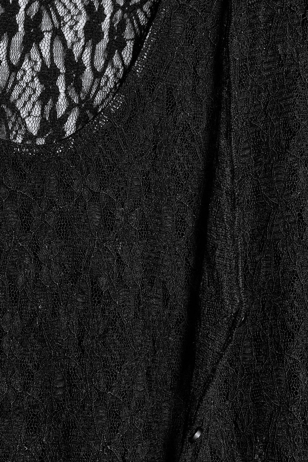 TOP ENCAJE EFECTO DOBLE / Negro - Zara фото 6