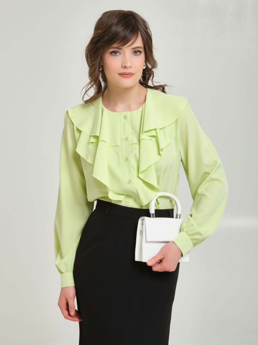 Блузка с воланами - Priz фото 8