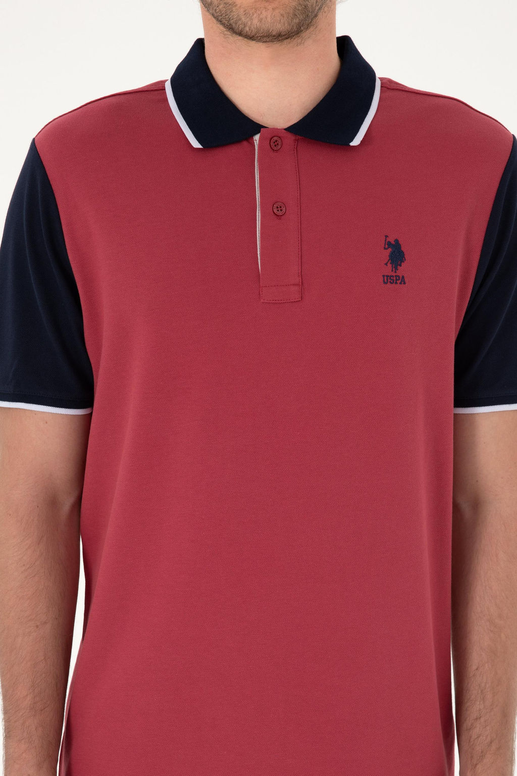 Erkek Regular Fit Polo Yaka Vi_ne Ti__rt Sepette S_rpriz _ndirim - U.s. polo assn фото 6
