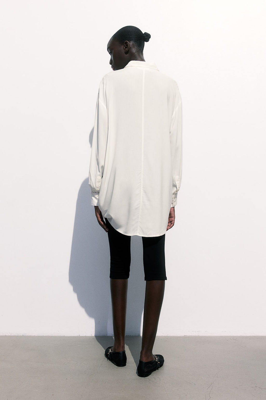 MAMA Camisa con cinturon de anudar Before & After - H&m фото 4