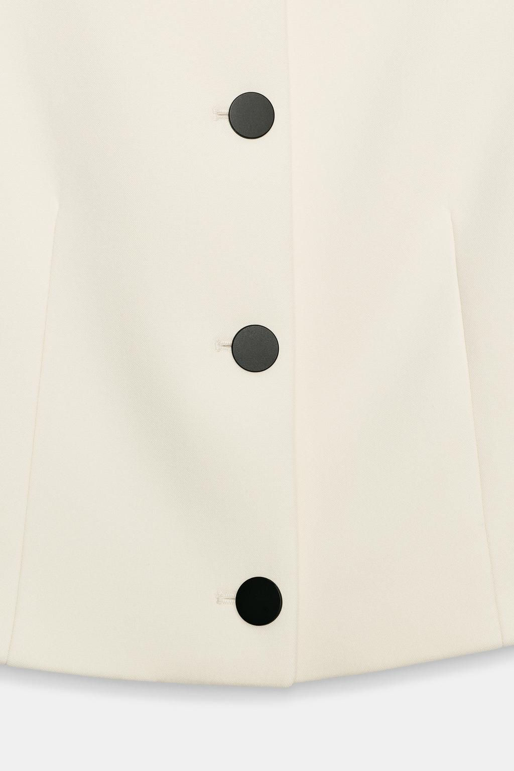 ZW COLLECTION CROPPED JACKET - Zara фото 7