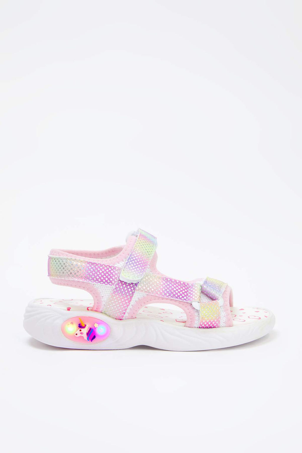 Pembe Renk Bloklu Is?kl? Kucuk K?z Cocuk Kids Spor Sandalet TAKSS25SD00070 - Trendyolmilla фото 4