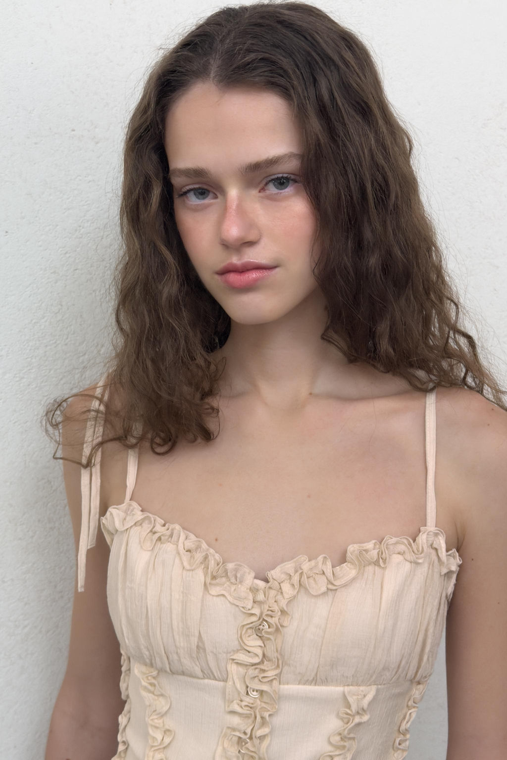 TOP CORSETERO VOLANTES / Crema - Zara фото 8