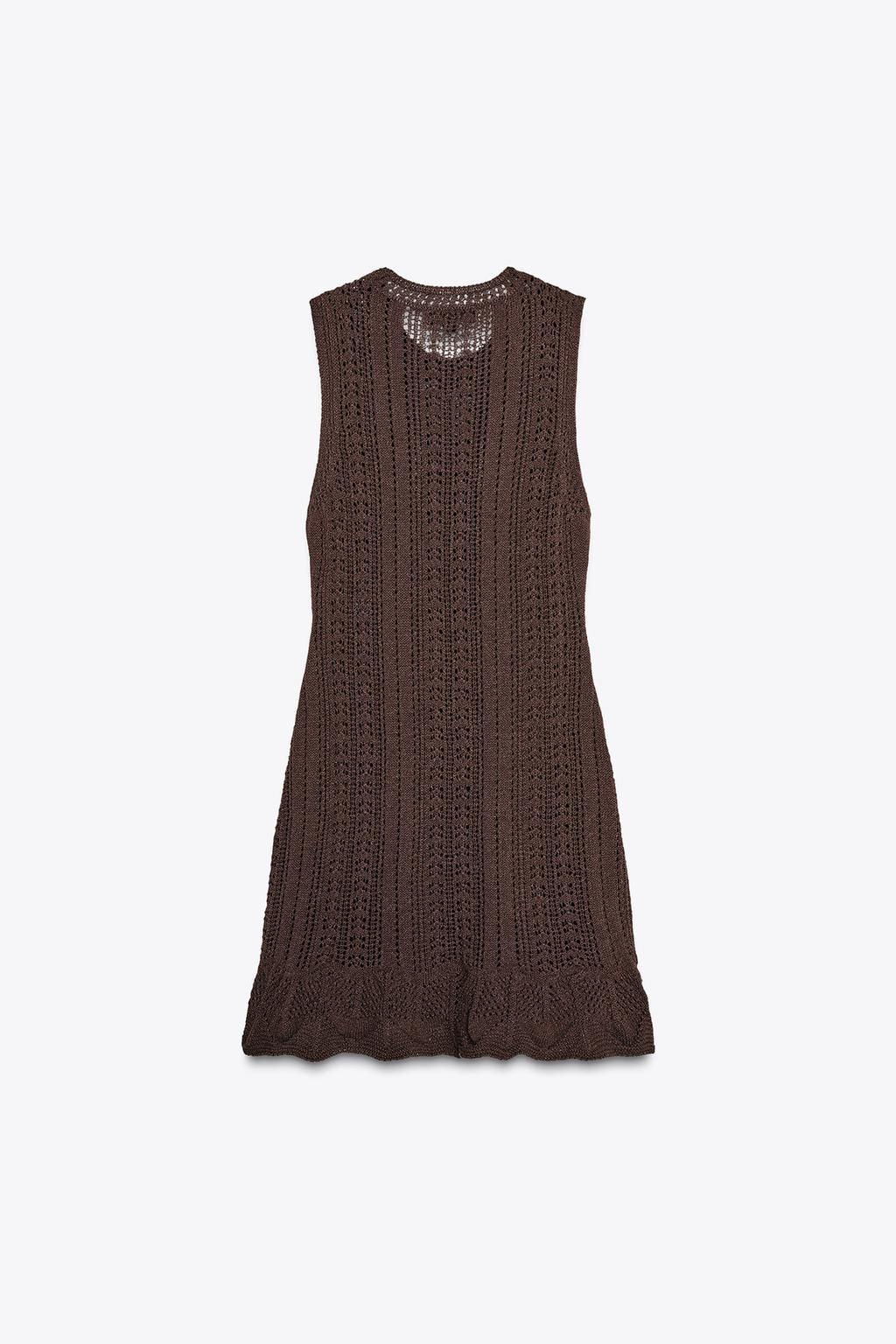 KNIT MINI DRESS - Zara фото 6