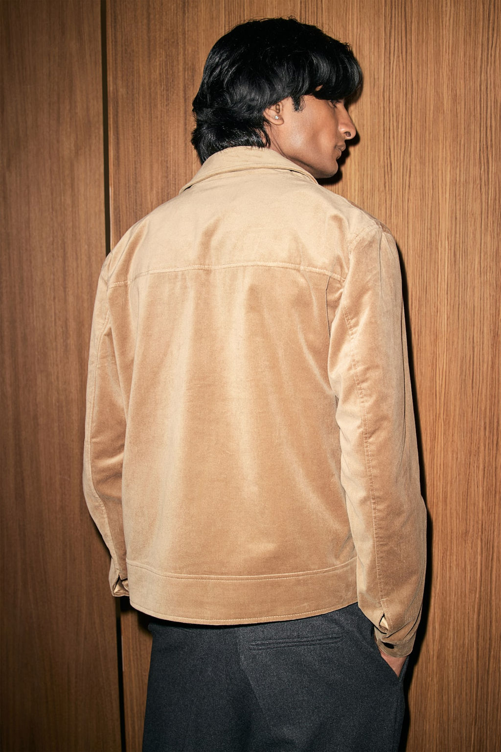 Cazadora de terciopelo Regular Fit - H&m фото 2