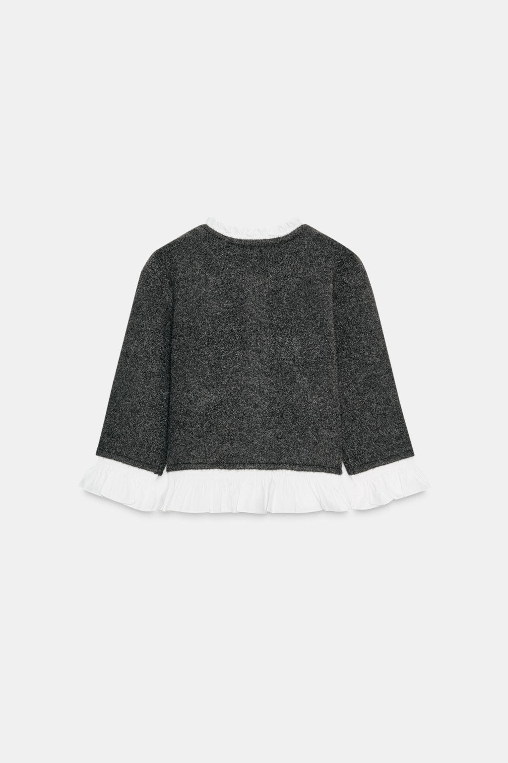 CONTRAST POPLIN CARDIGAN - Zara фото 8