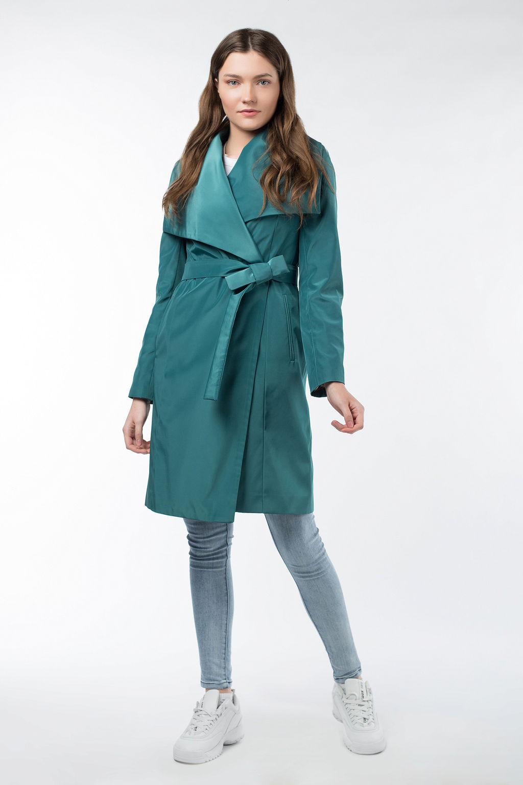 03-1867 Плащ женский (пояс) - El podio фото 7