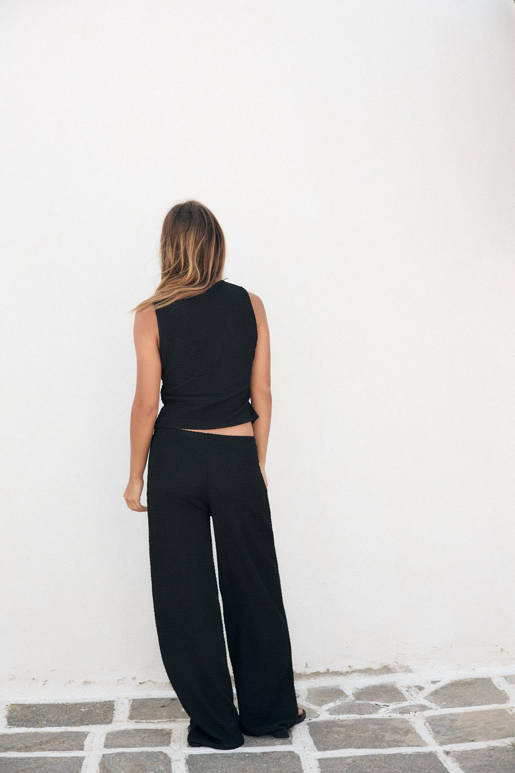 TEXTURED STRAIGHT-FIT TROUSERS - Zara фото 53