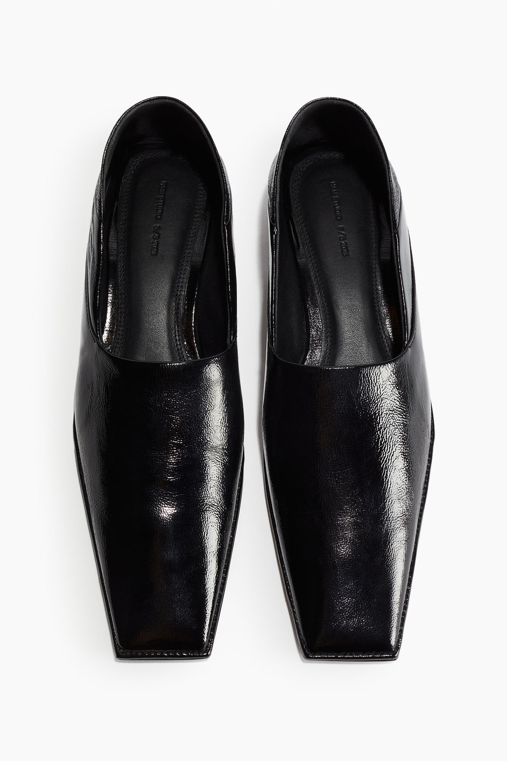 Mocasines de piel con puntera cuadrada - H&m фото 2