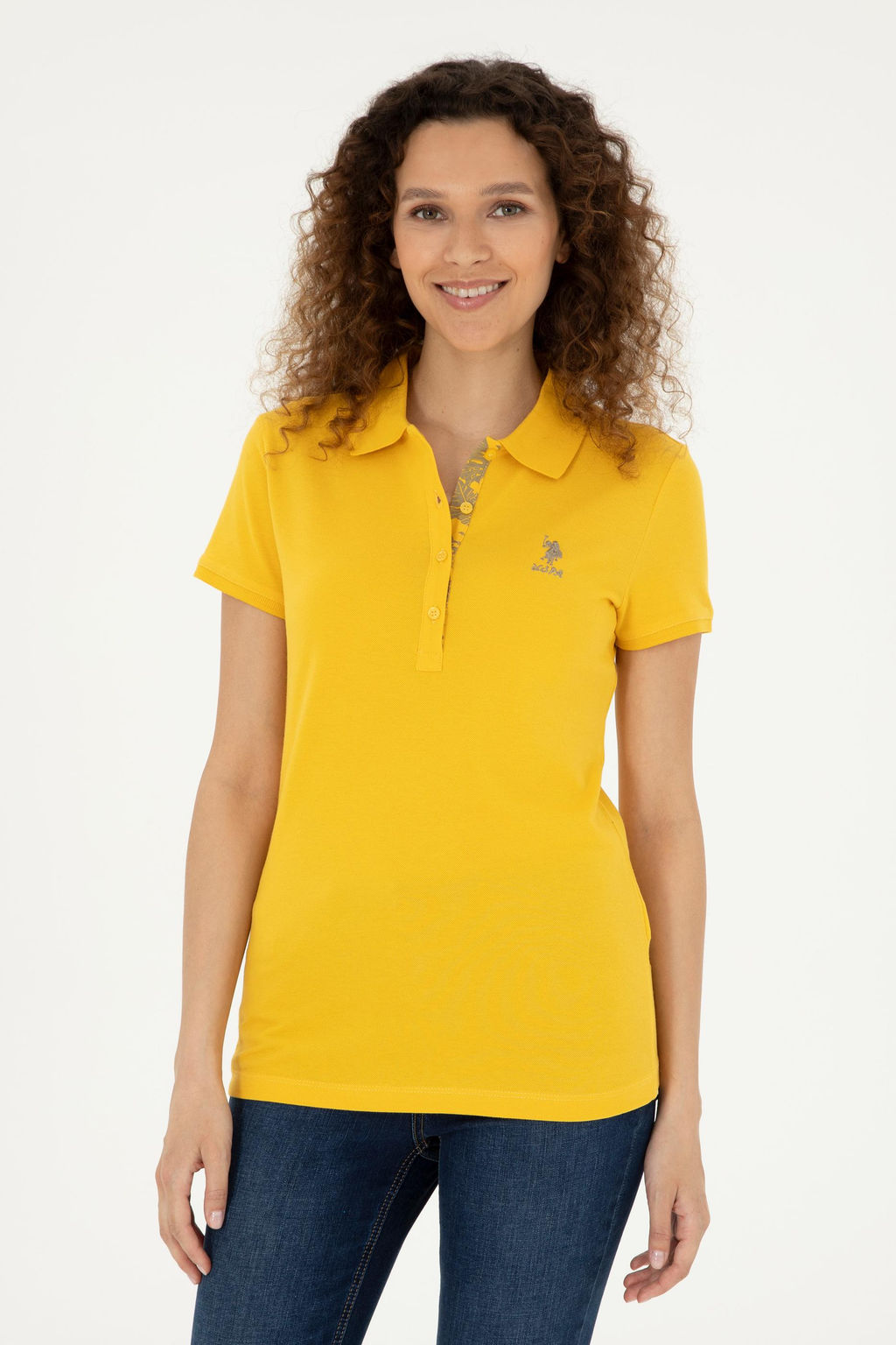 U. S. Polo Assn / Женская базовая футболка Safran - U.s. polo assn фото 8