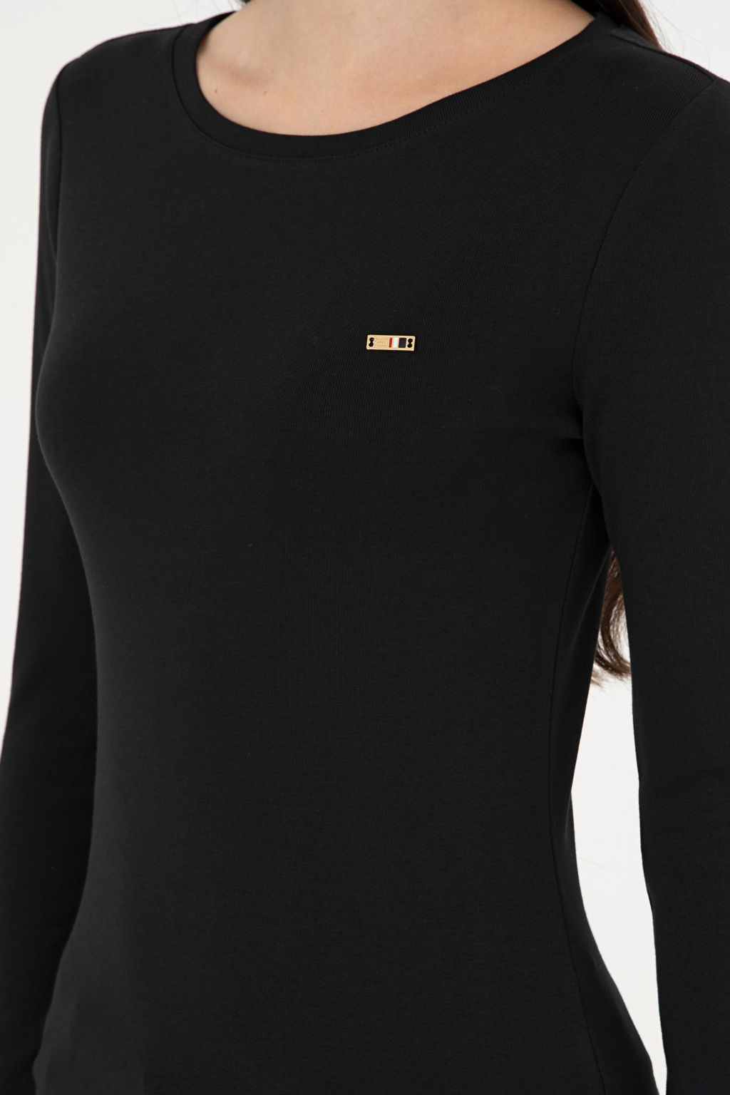 Женский черный свитшот с круглым вырезом Неожиданная скидка в корзине - U.s. polo assn фото 7