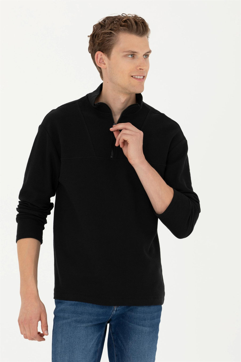 Мужской черный свитшот - U.s. polo assn фото 8