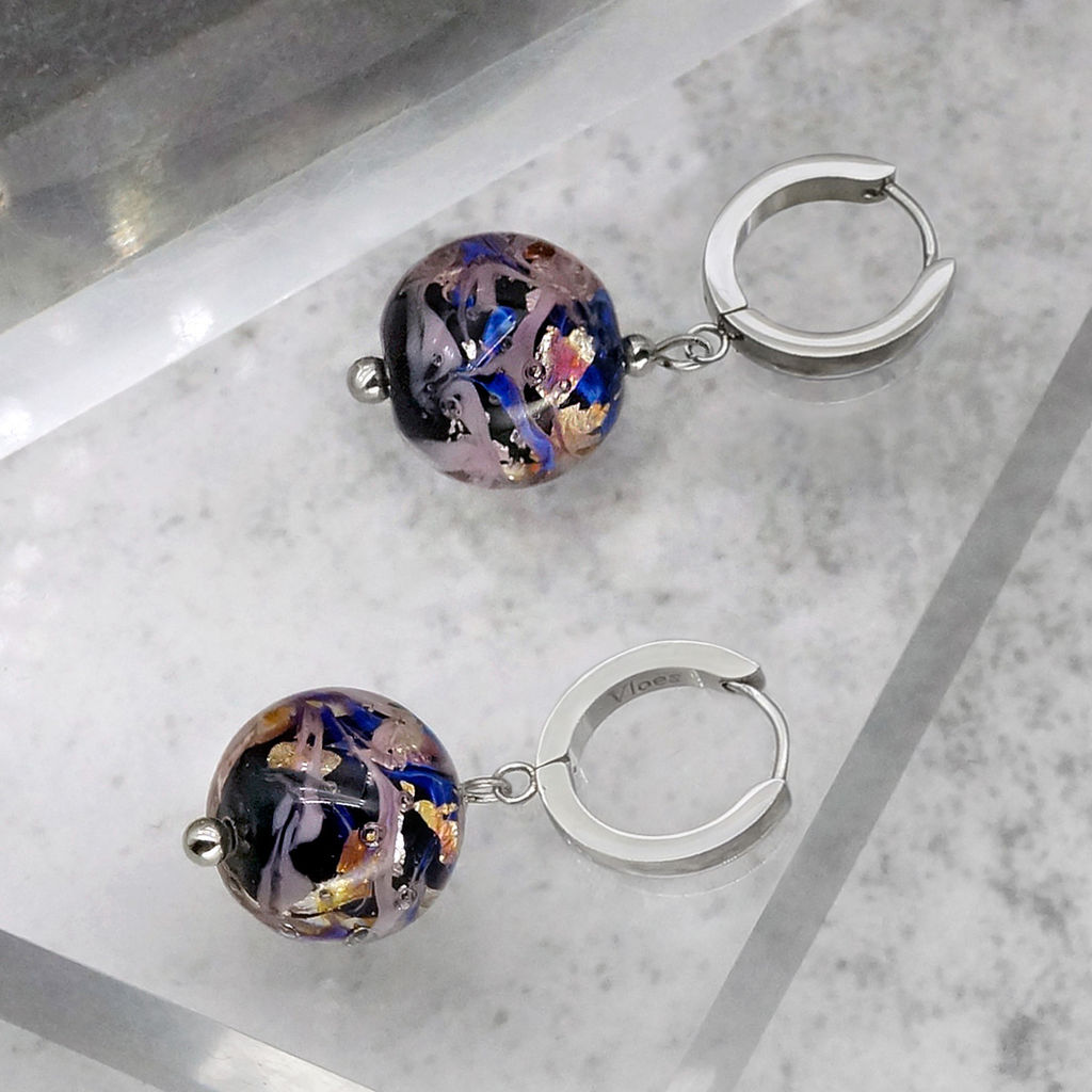 Серьги из муранского стекла ENERGY LS1090 - Vloes фото 2