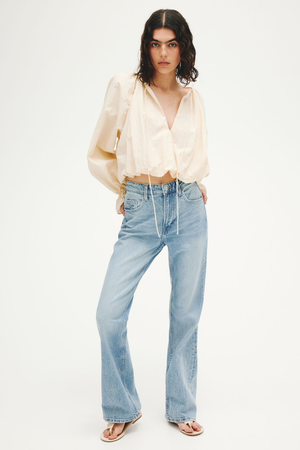 Bootcut High Waist Jeans - H&m фото 4