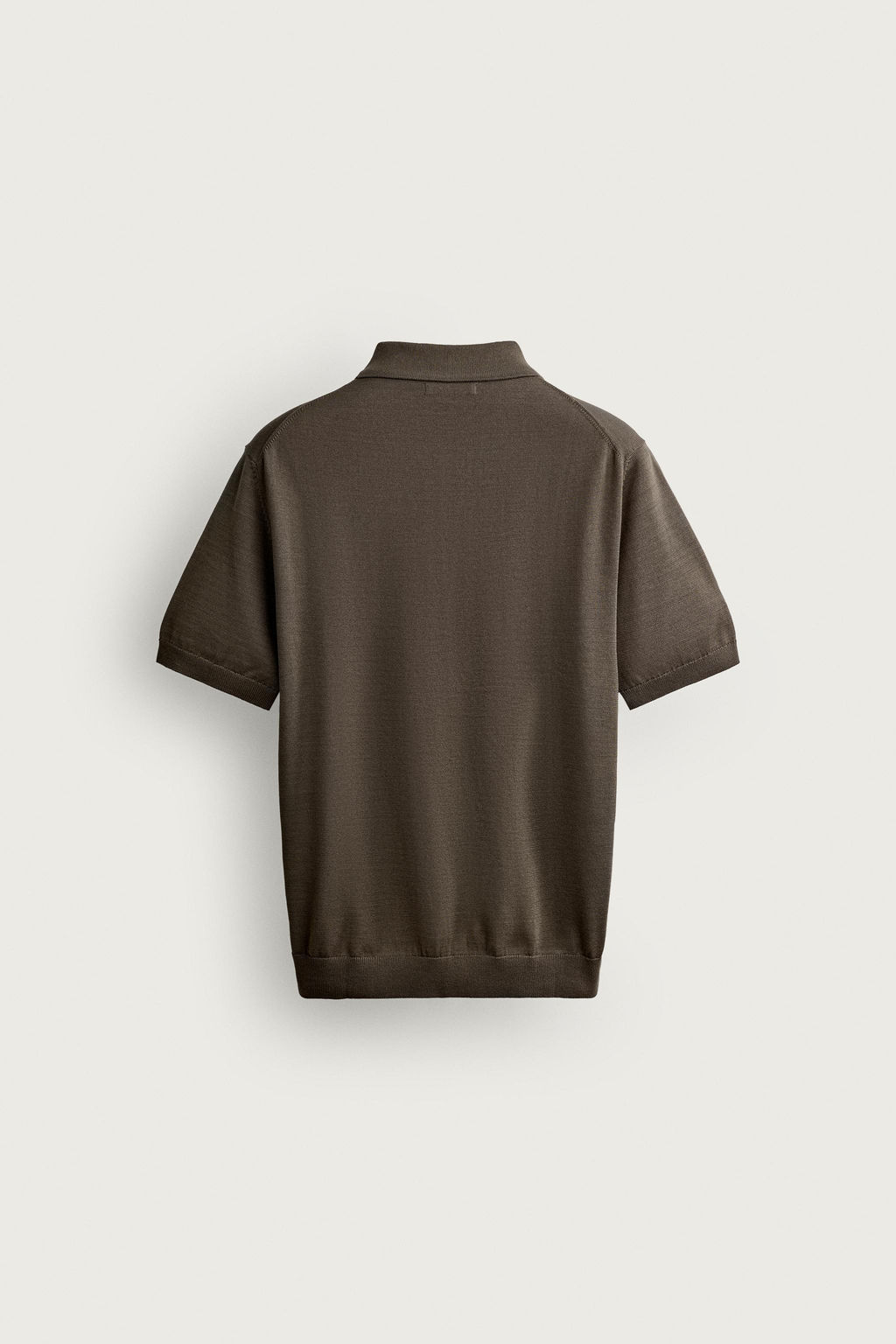 POLO PUNTO REGULAR FIT CREMALLERA / Gris topo - Zara фото 7