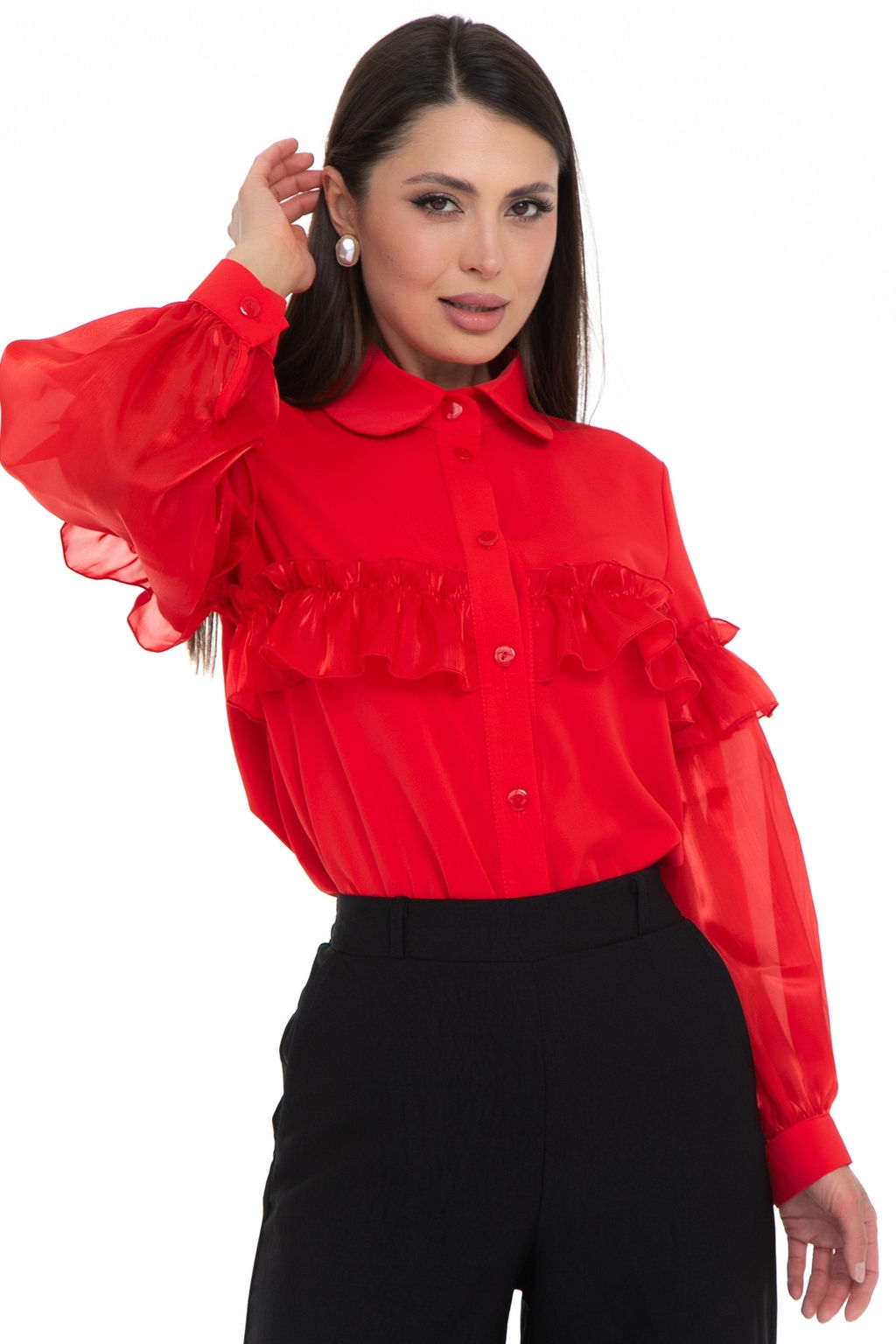 Блуза Очень красивая(алый)