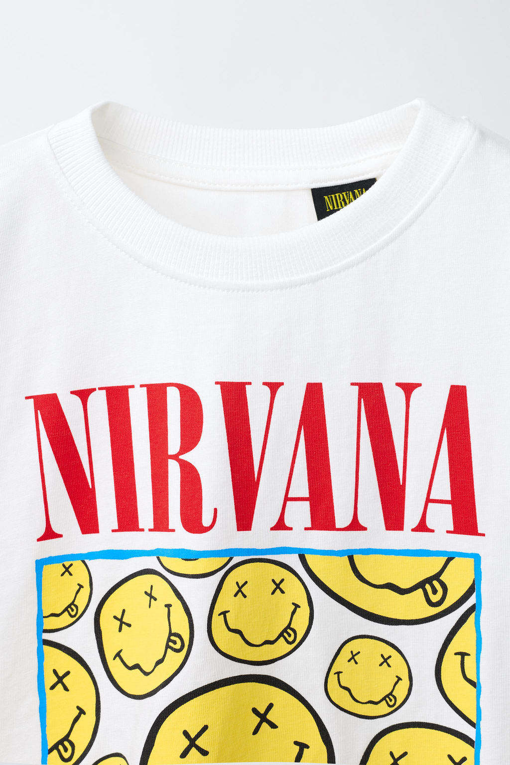 CAMISETA ESTAMPADA NIRVANA ® / Blanco - Zara фото 4