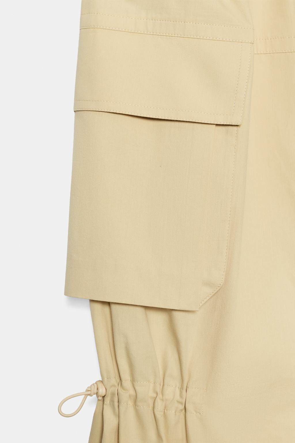 ZW COLLECTION CARGO MIDI SKIRT - Zara фото 9