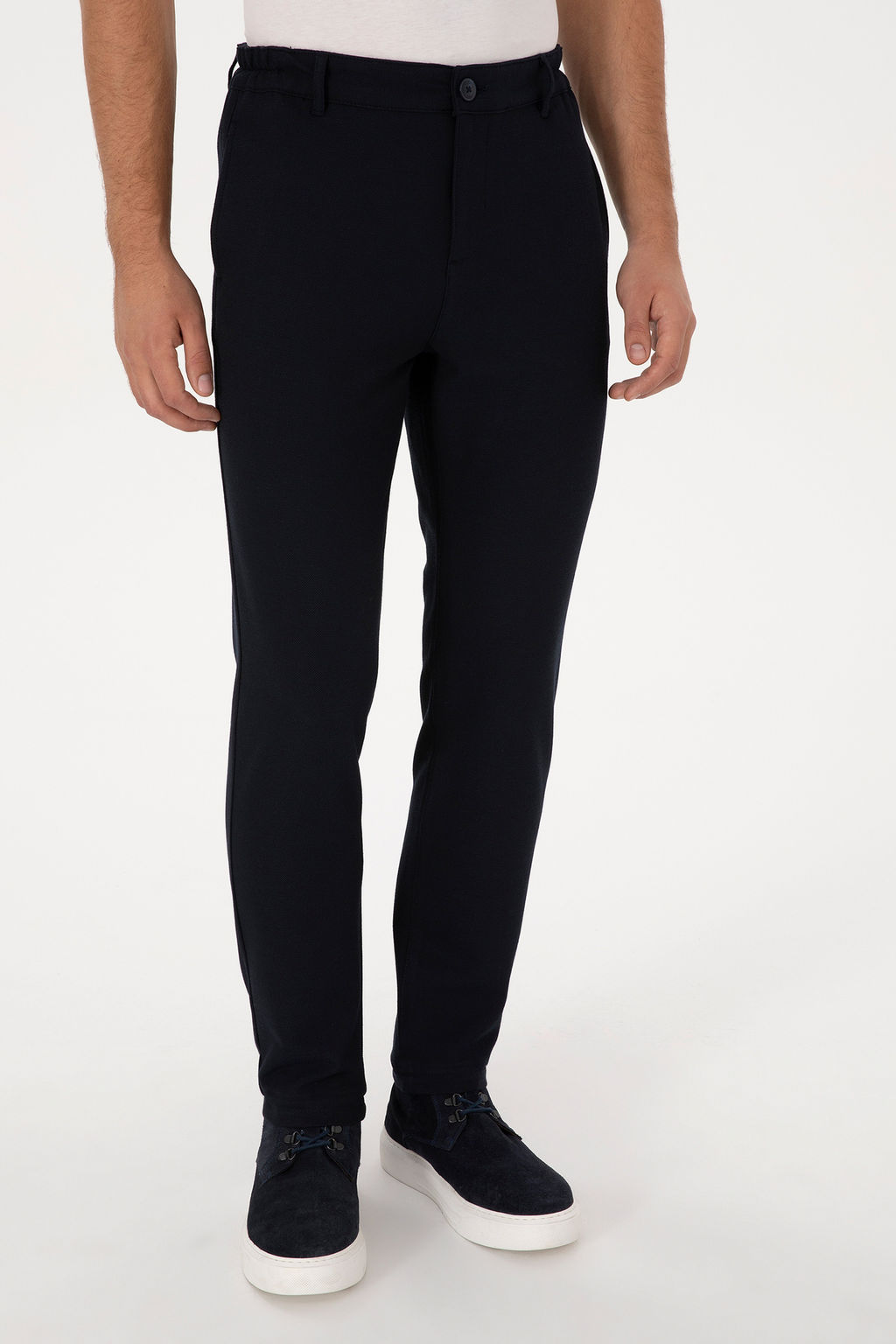 Erkek Lacivert Jogger Fit Kanvas / Chino Pantolon - U.s. polo assn фото 8