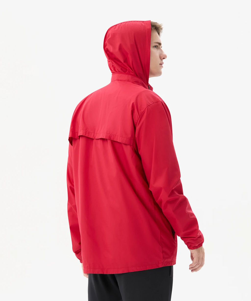 Куртка ветрозащитная JOGEL DIVISION PerFormPROOF Shower Jacket, красный  фото 11