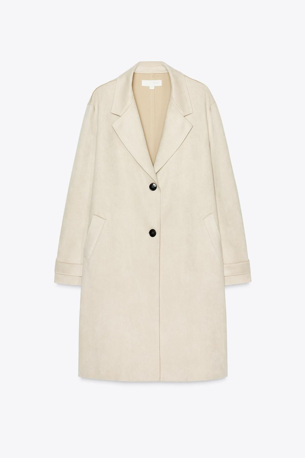 FAUX SUEDE COAT - Zara фото 5