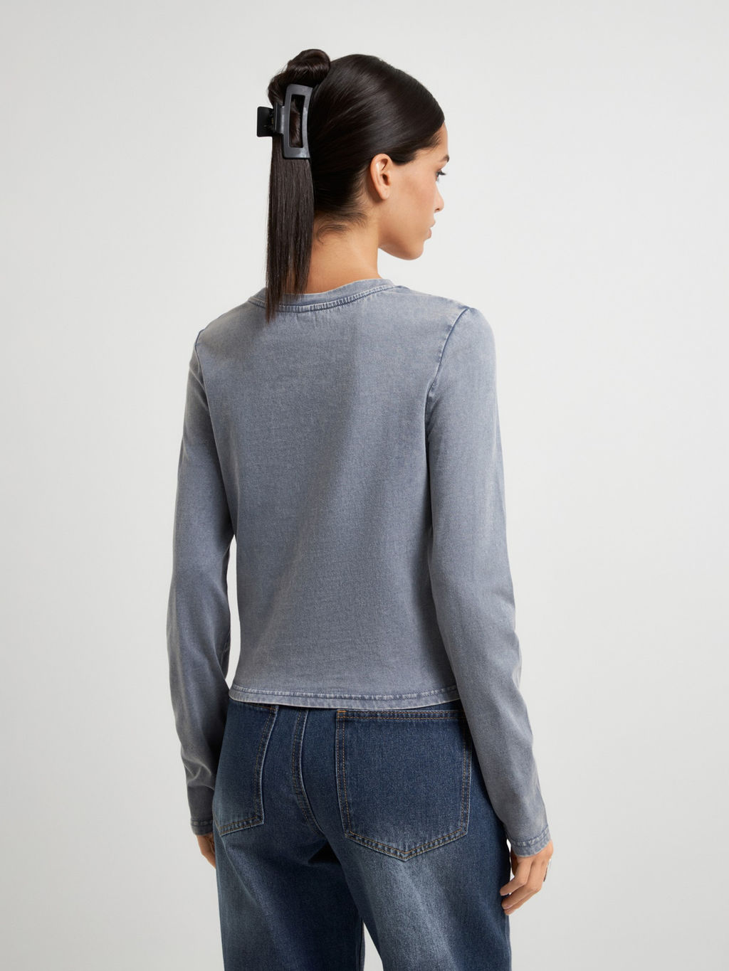 Concept club, Джемпер женский Bibola серо-голубой  фото 4