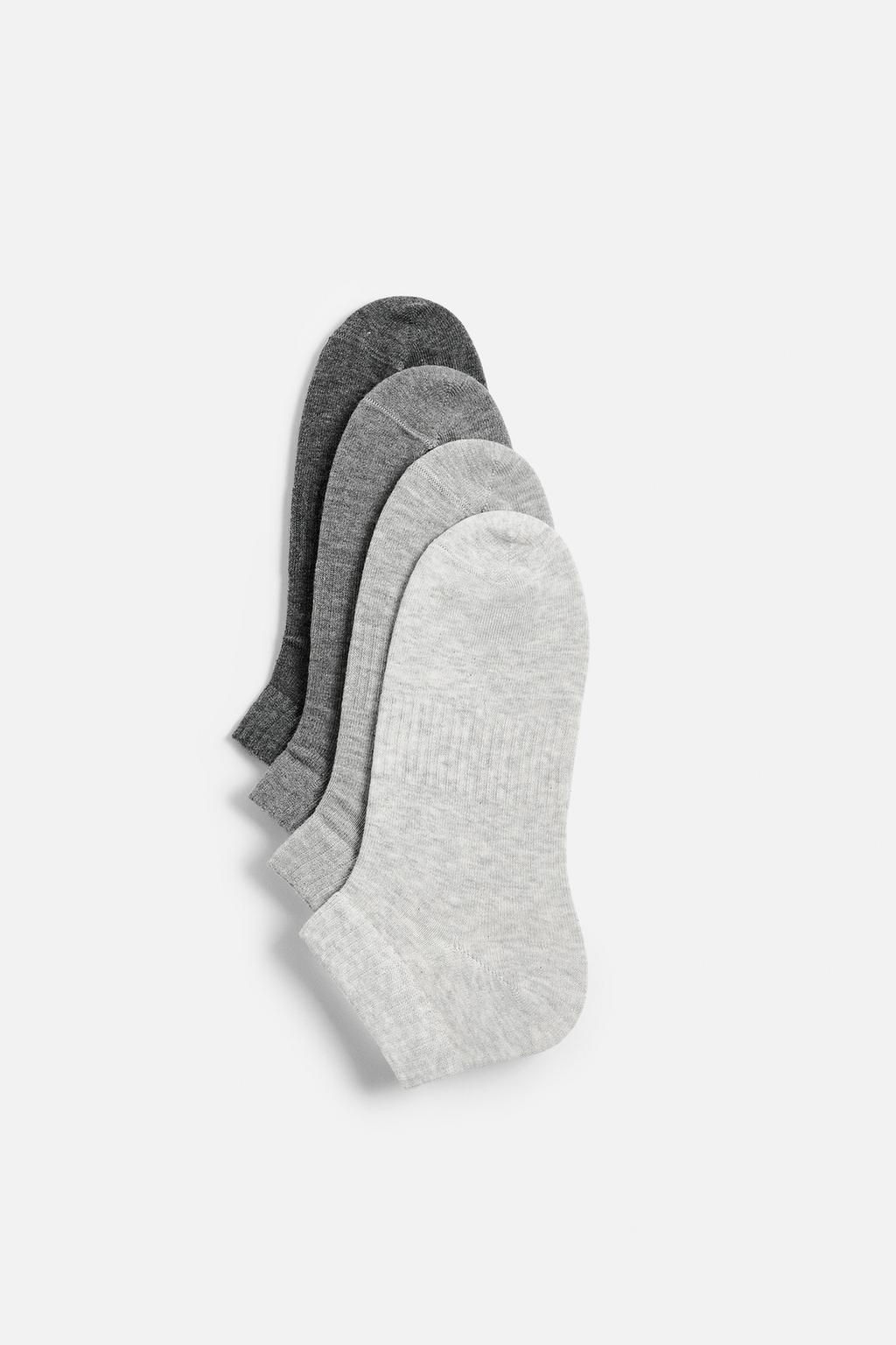 PACK OF 4 ANKLE SOCKS - Zara фото 3