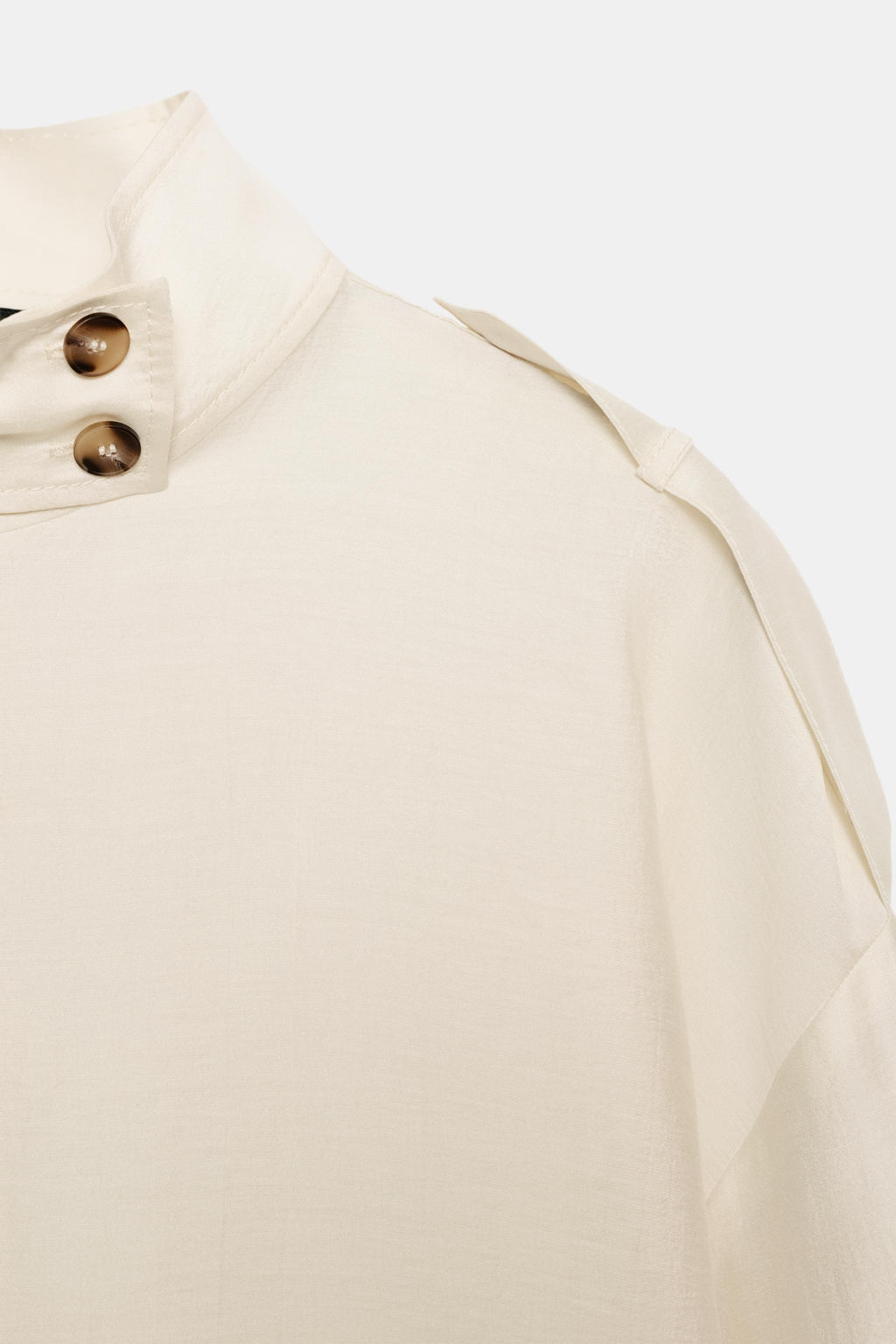 FLOWING HIGH NECK SHIRT - Zara фото 16