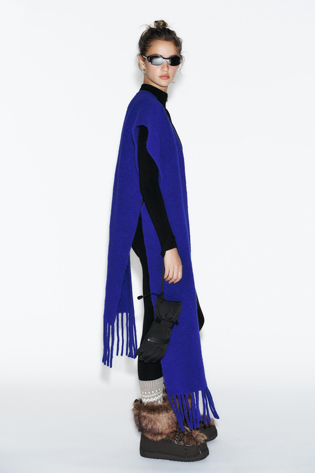 COMBINED FAUX FUR ANKLE BOOTS SKI COLLECTION - Zara фото 14