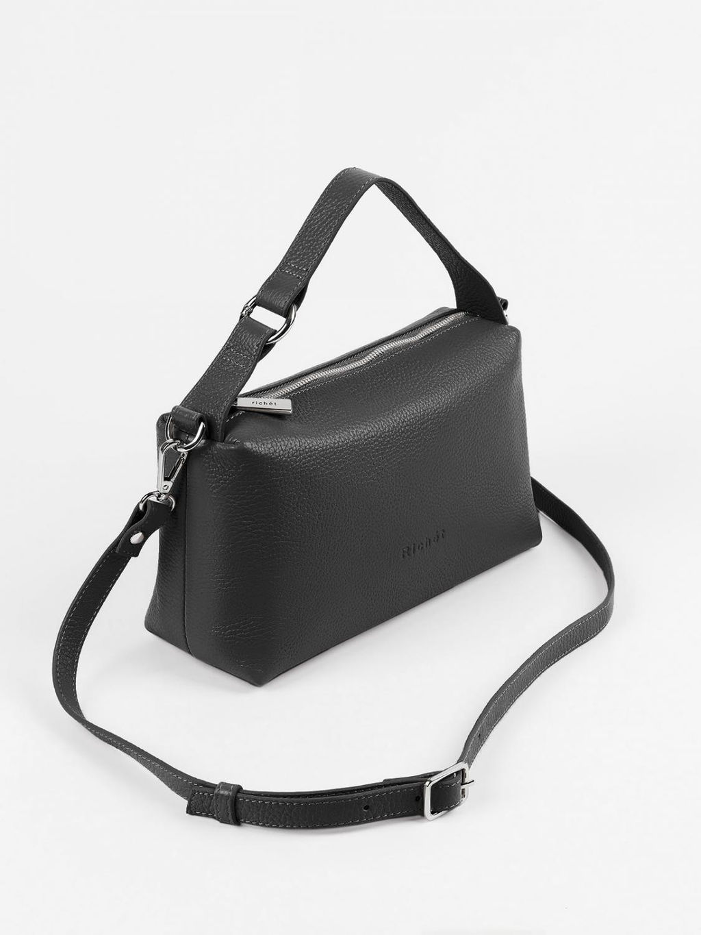 Женская кожаная сумка Richet 3239LN 376 Черный