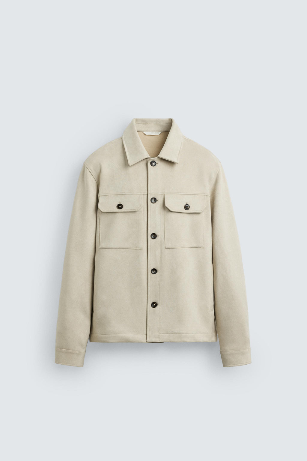 FAUX SUEDE OVERSHIRT - Zara фото 7