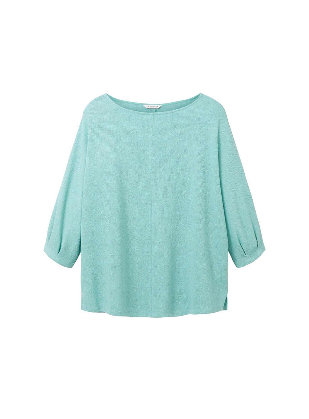 Блузка с рукавами 3/4, цвета бирюзы - Tom tailor фото 2