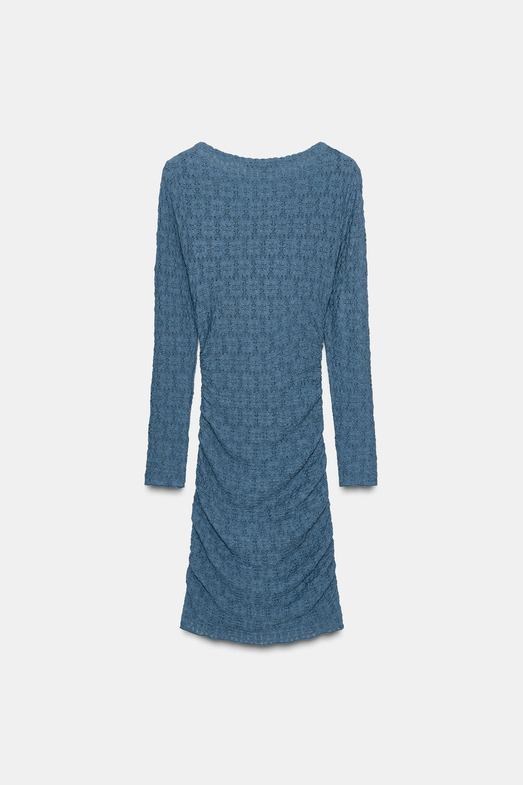 STRUCTURED DRAPED MINI DRESS - Zara фото 9